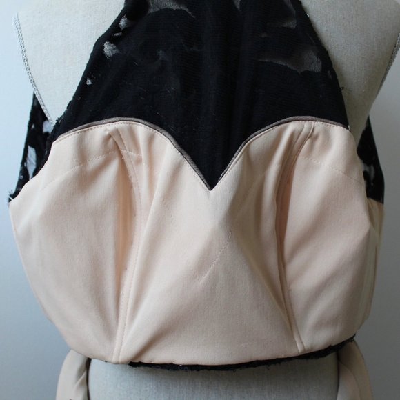 Alyce Paris Two Piece Black Homecoming Dress Size4 - Picture 11 of 12